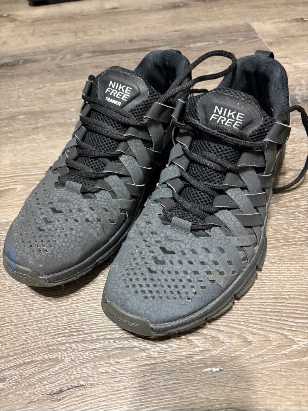 Nike Free Trainer Black Athletic Sneakers